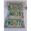 Image 2 : (6) Saskatchewan License Plates-1983 to 85 sticker