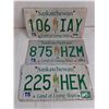 Image 3 : (6) Saskatchewan License Plates-1983 to 85 sticker
