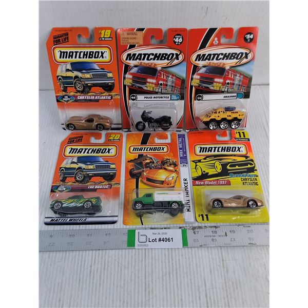 (6) NIB Matchbox Toy Vehicles