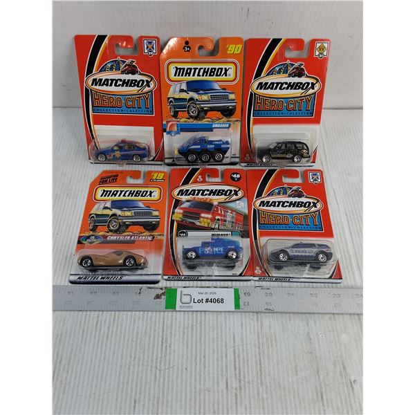 (6) NIB Matchbox Toy Vehicles