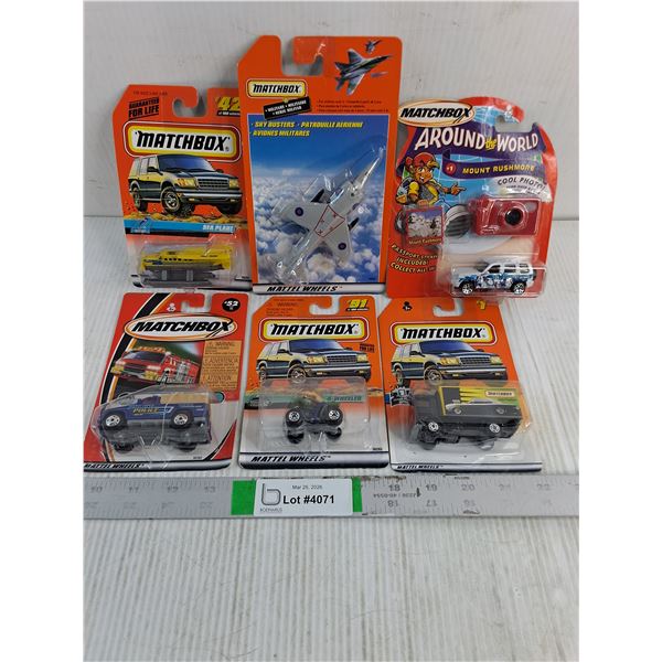 (6) NIB Matchbox Toy Vehicles