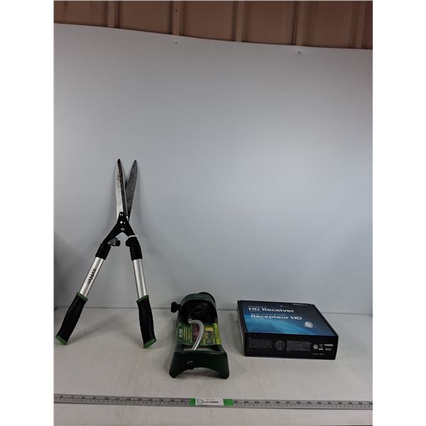 Expert Gardener Shears,  Home Gardener Sprinkler,  HD Receiver (NIB, as is) - PICK UP
