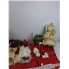 Image 3 : Christmas Stockings, Garland, Various Decor