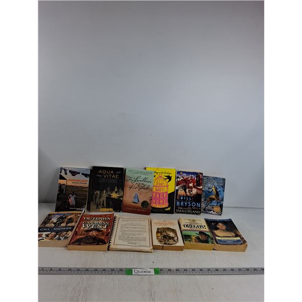 (12) Novels- Call the Midwife, Nomadland, Outlaws Of Canadian West, Misc