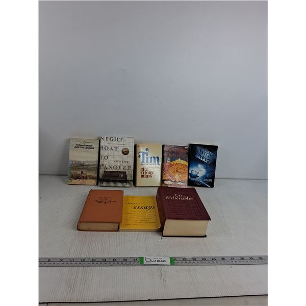 (8) Books- Thomas Hardy Book of Essays,  The Hobbit, Misc