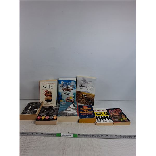 (9) Novels- Wild, Educated, Caleb Carr, Pachinko, Misc