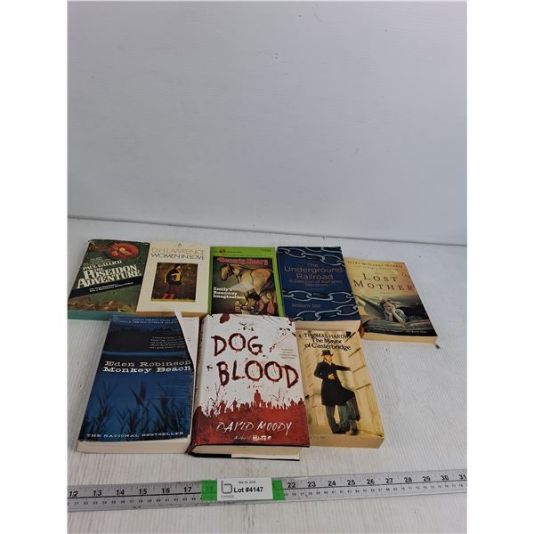 (8) Novels- Dog Blood, Monkey Beach, The Lost Mother, MIsc