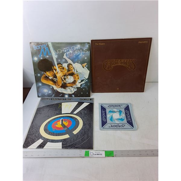 (4) Records-Carpenters, Boney M., Eagles, Russ Gurr