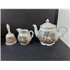 Image 2 : Avon Ceramic Tea Set & Bell