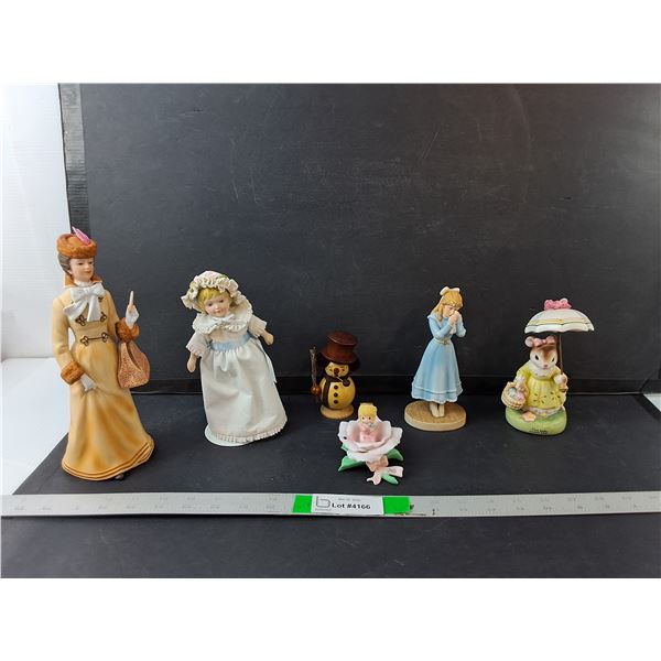 Cherished Moments/Treasured Memories/Avon Figurines Up to 9.25" & Wooden Snowman Ornament