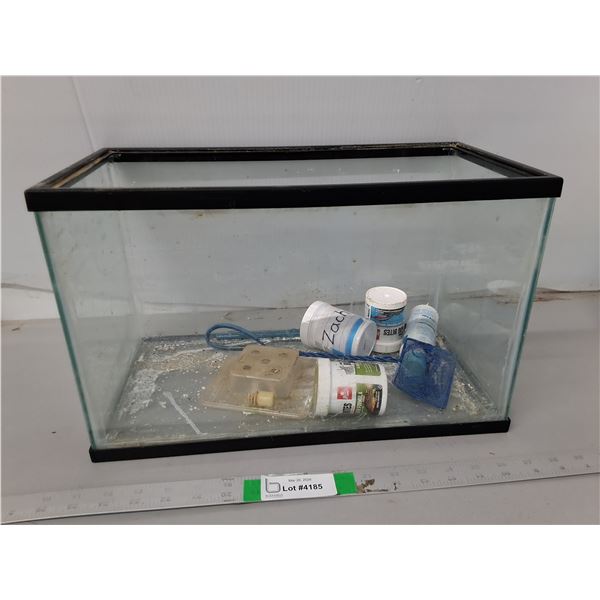 Aquarium 16" x 8.5" x 10"- As Is, Cannot Ship