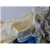 Image 4 : (2) Cotton Sheet Sets- Approx. Queen, Polyester Pillowcases, Towel, Misc.