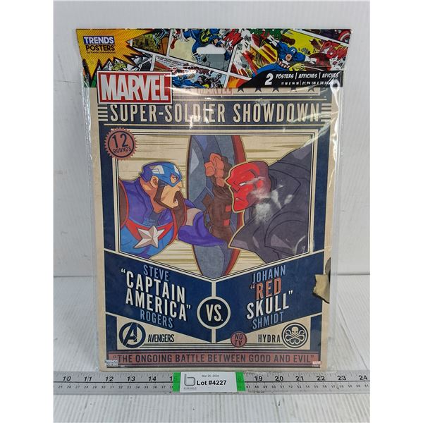 Marvel 2 Posters-11"x14"-sealed