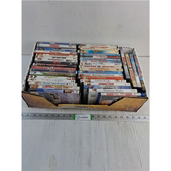 Box Containing (41) DVD Movies