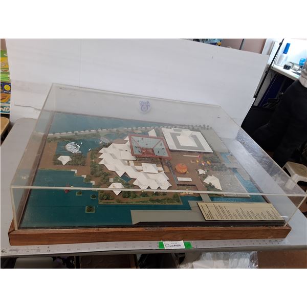 *Model Canadian Government Pavilion 33.75" x 27.75" x 8"- As Is - CANNOT SHIP