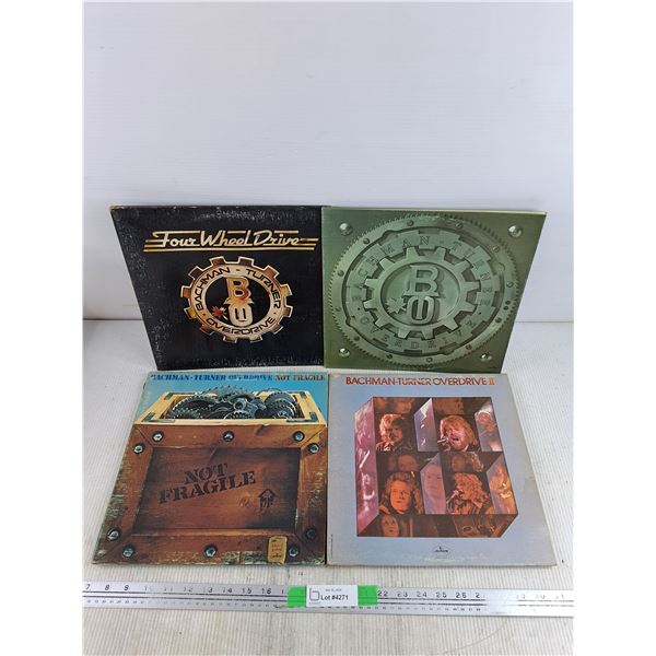 (4) Vinyl Records - Bachman Turner Overdrive, Four Wheel Drive