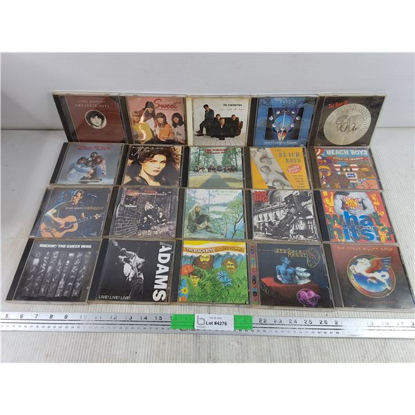 Assorted CDs - Mr.Big, Linda Ronstadt Greatest Hits, Bryan Adams Unplugged