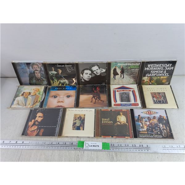 Assorted CDs - Paul Simon, Simon and Garfunkel, Rock N Roll Classic