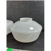 Image 4 : (2) Milk Glass Lamp Shades 7" x 10" - PICK UP