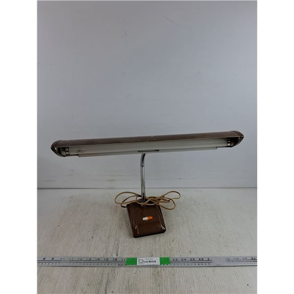 Vintage Fluorescent Table Lamp - Powers On, As Is - PICK UP