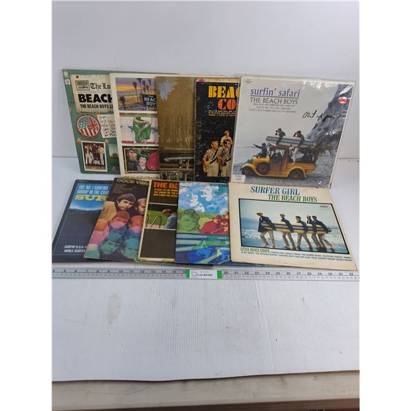 (10) Records Featuring The Beach Boys