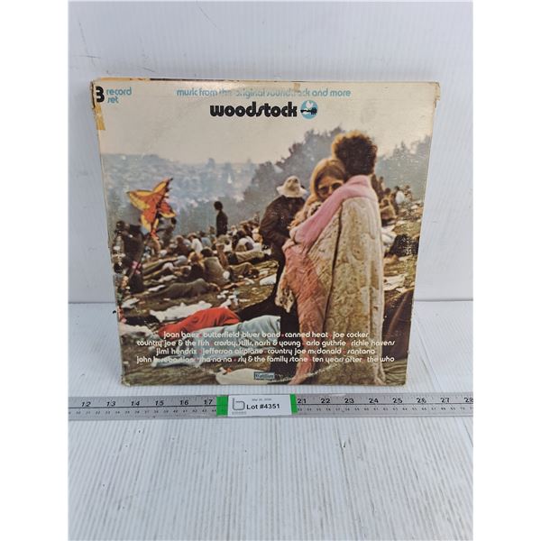 Vintage 3 Album Set "Woodstock"
