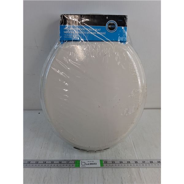 (1) Moulded Wood Toilet Seat-sealed