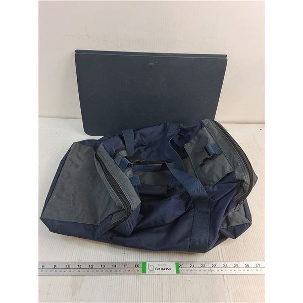 Multi-Compartment Duffle Bag and Vintage Samsonite Garment Packing Accessory