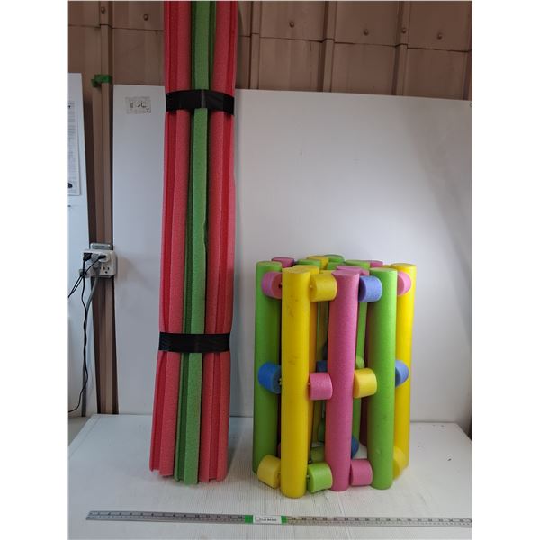 *(5) Pool Noodles and Pool Noodle Raft - PICK UP