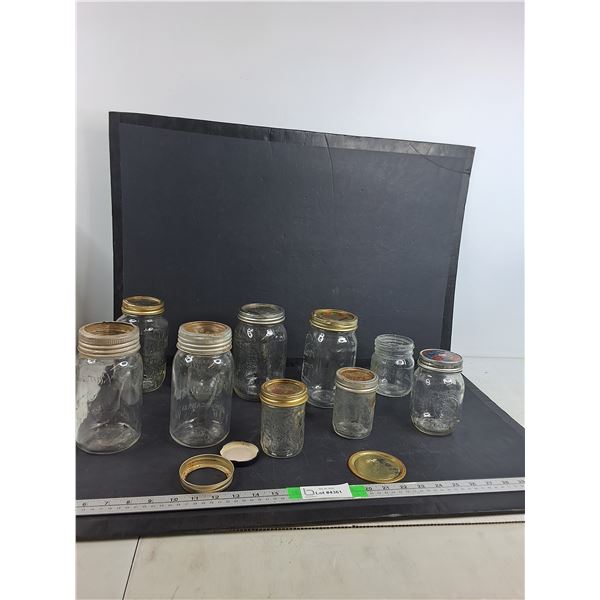 (10) Mason Jars ( as is) - PICK UP