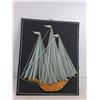 Image 2 : Vintage Sailboat String Art 20"x16"
