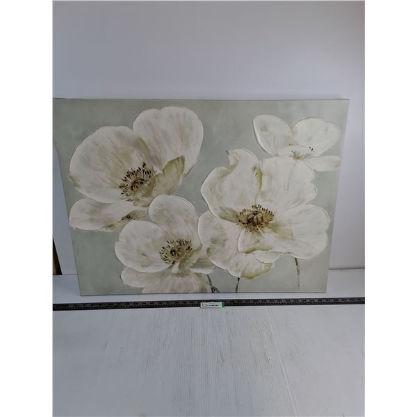 *Canvas "Flower Themed" Wall Art - 23.5" x 31.5" - PICK UP