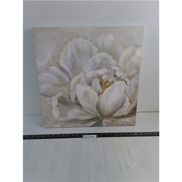 *Canvas "Flower Themed" 20" x 20" Wall Art