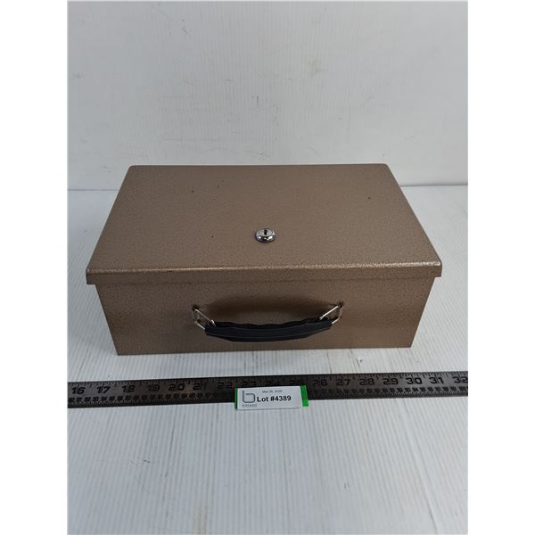 Fire Safe Lock Box - No Key - 13.5x8.5x5"