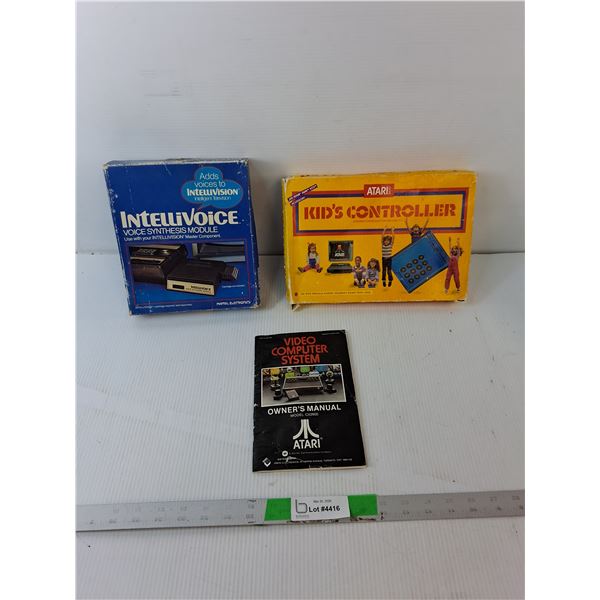 Atari Kid's Controller, Manual & Intellivoice Voice Synthesis Module
