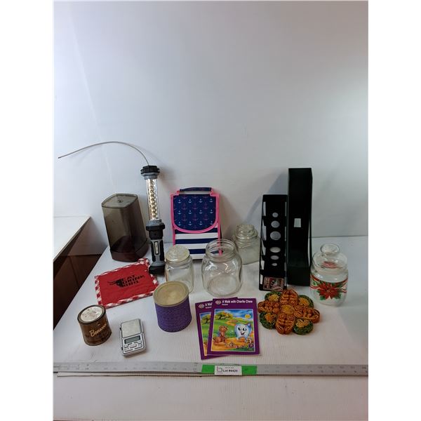 Glass Jars Up to 7.5", Lunchbag, Magazine Holders, Misc. Cannot Ship