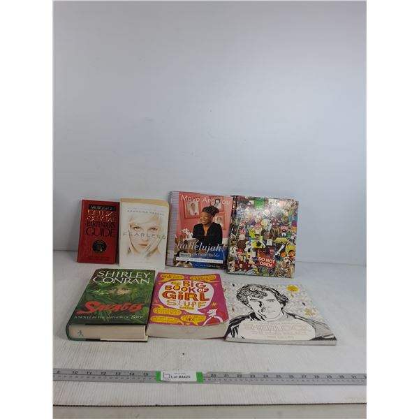 (7) Books- Savages, Fearless, Hallelujah, Misc