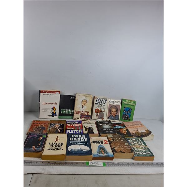 (19) Books- Microserfs, Lovesick, The Wild Night Company, Cancer Ward, Jaws 2, Misc