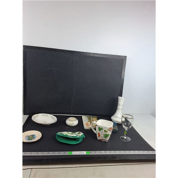 Drinking Glass, Vase,  Candle Holder, Tea Mitts, Misc