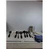 Image 1 : Various Kitchen Utensils, Cheese Grater, Vase, Dish Towels, Misc