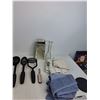 Image 3 : Various Kitchen Utensils, Cheese Grater, Vase, Dish Towels, Misc