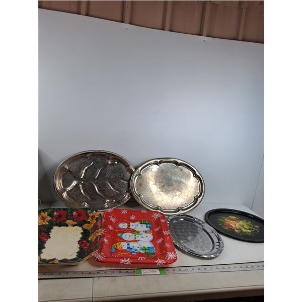 Carving Trays & Serving Platter ( as is) - PICK UP