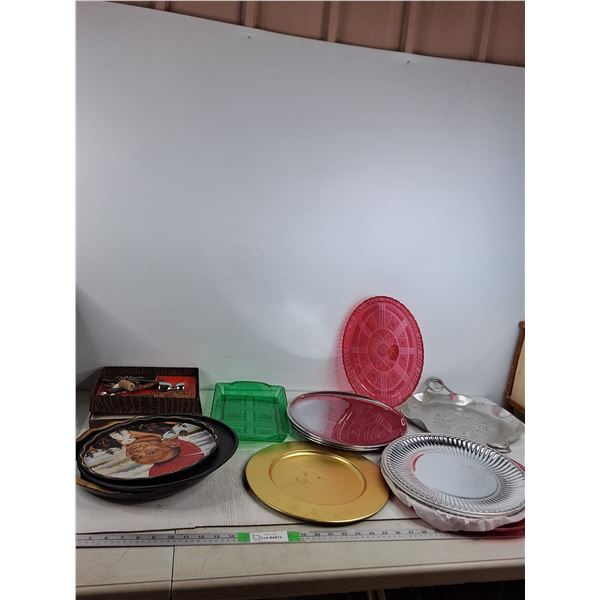 Various Serving Trays and Platters, Misc - PICK UP