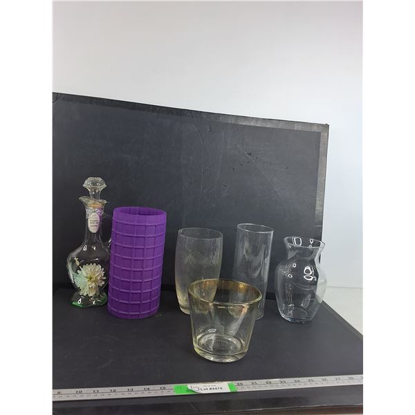 Foaming Lavender Oil, Vases, Glass Bowls - PICK UP ONLY