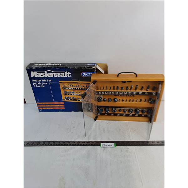 Mastercraft 36-Piece Router Bit Set