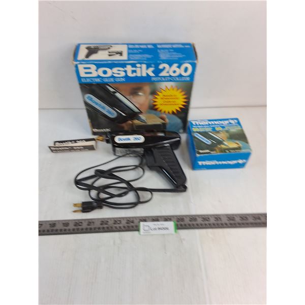 Bostik 260 Electric Glue Gun - Untested, Box of Glue Gun Sticks