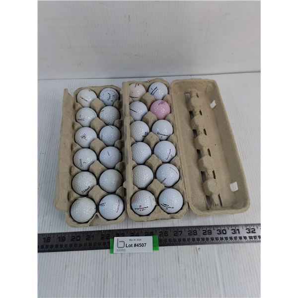 (24) Assorted Golf Balls