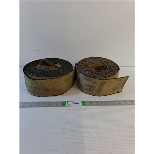 (2) Nylon Strapping  - 4" (Trailer Tie Downs- Used- As Is)