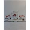 Image 1 : Vintage  - Federal Glass Company 'Scottie Dog' Pitcher Set