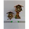 Image 1 : (2) Vintage Cuckoo Clocks - See Description - PICK UP PREFERRED